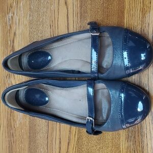 Giani Bernini blue leather shoes